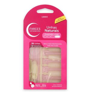 Unhas Postiças Fhaces Nat.36un. Executiva