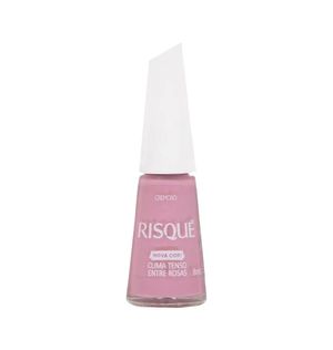 Esmalte Risqué Nova Cor Clima Tenso Entre Rosas