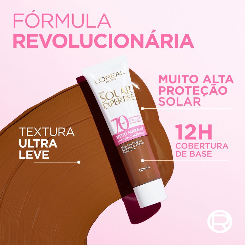 Protetor Solar Facial Loreal 30g Solar Exp Efeito Makeup 5.0