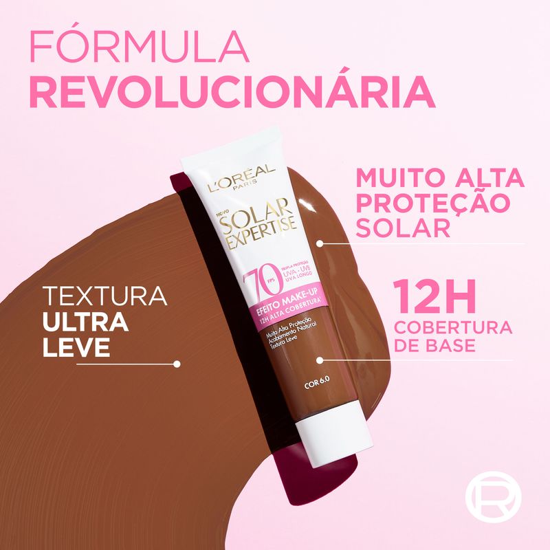 Protetor Solar Facial Loreal 30g Solar Exp Efeito Makeup 6.0