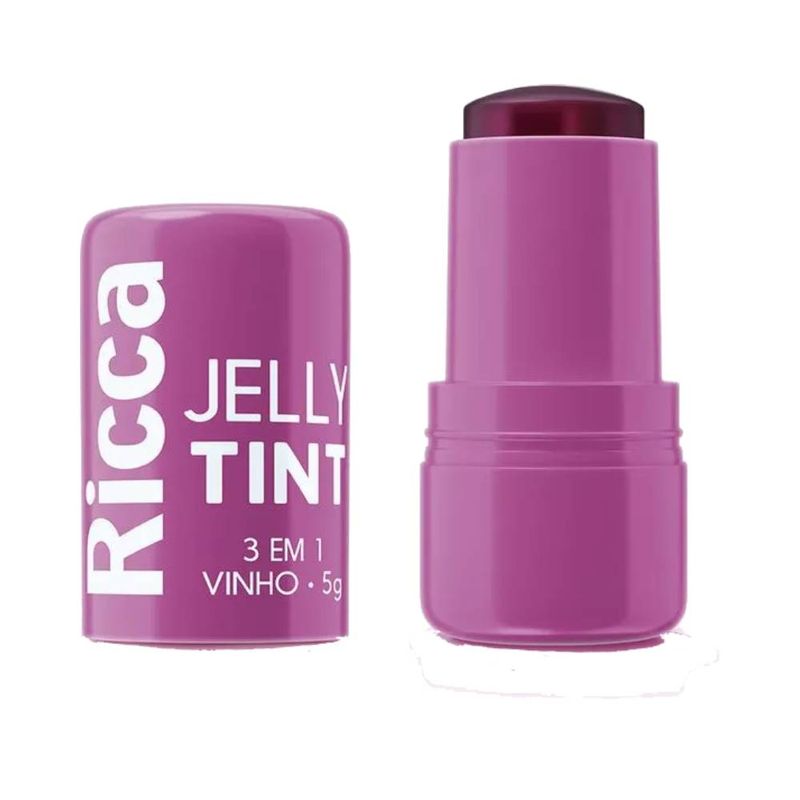 Gloss Ricca 5g Bastao Jelly Tint Vinho