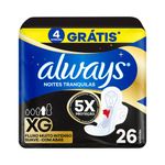 Absorvente Always Noites Tranquilas XG Suave com Abas 26 Unidades-1769804040600