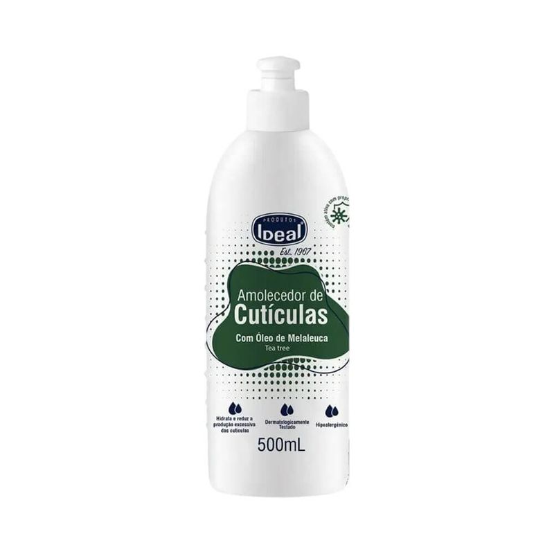 Amolecedor de Cutículas Ideal com Óleo de Melaleuca 500ml-1769805331918
