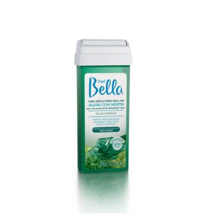 Cera Depilatória Depil Bella Roll-on Algas Com Menta 100g