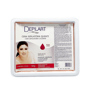 Cera Quente Depilatória Depilart Rosa 500g