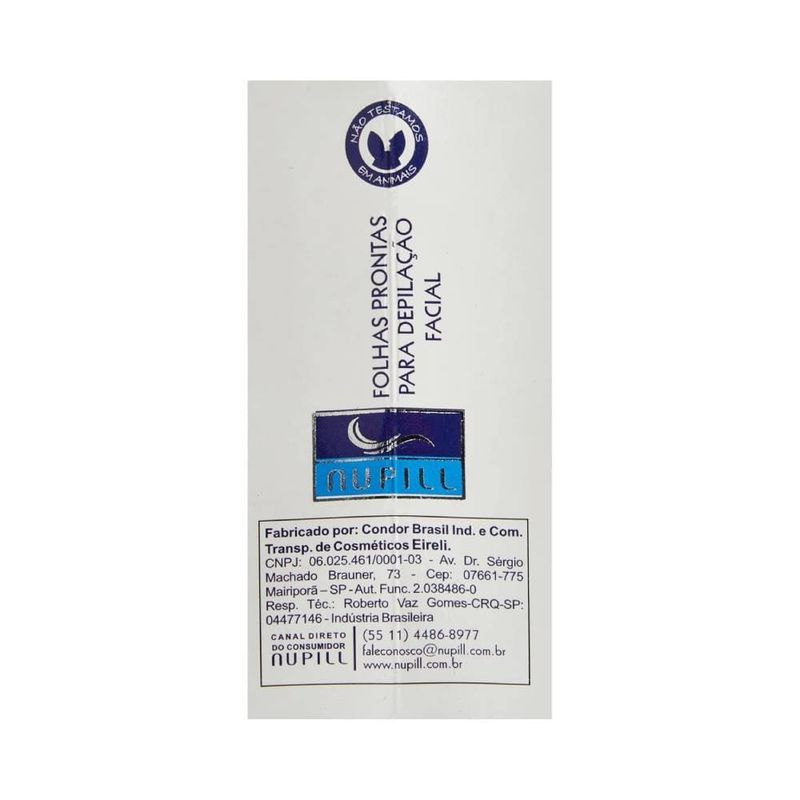 Folhas Prontas Nupill Dep.fac.c/20+lenc.pre E Po