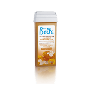 Cera Depilatória Depil Bella Roll-on Camomila Com Calêndula 100g