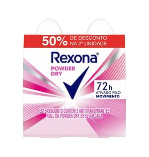 Kit Rexona Des Rollon C/2 Power Dry