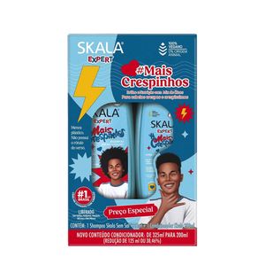 Kit Skala Shampoo + Condicionador #MaisCrespinhos