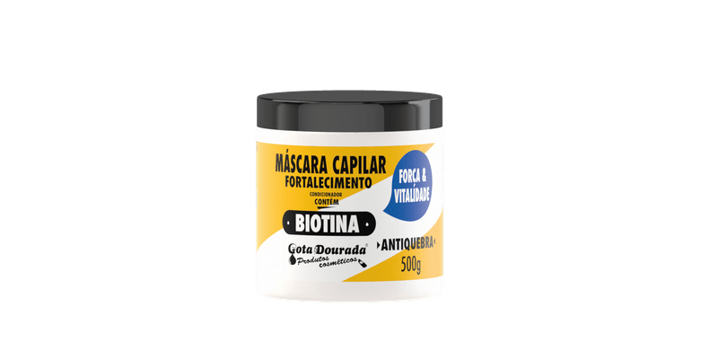 MASC CAP GOTA DOURA 500G BIOTINA FORTALECIMENTO