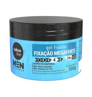 Gel Fixador Salon Line Men Essence Fixação Mega Forte 300g