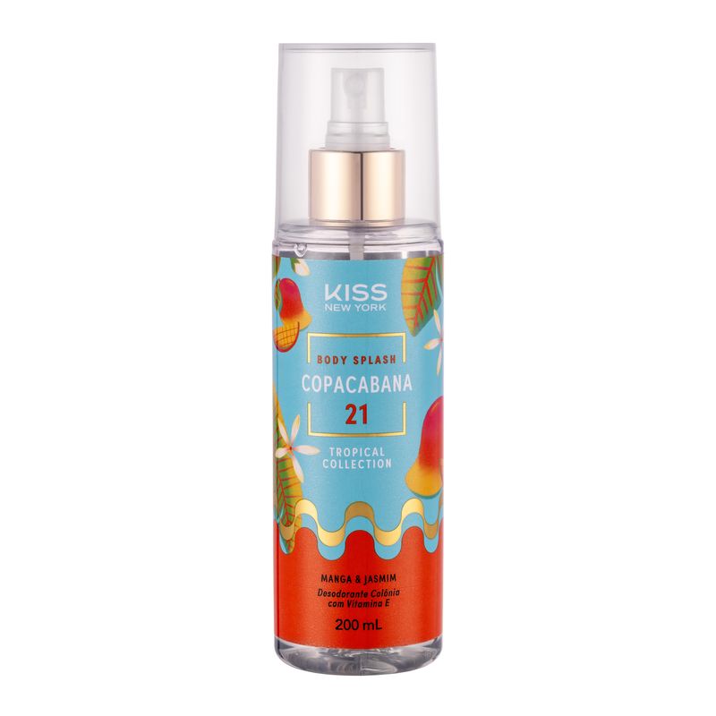 BODY SPLAS KISS NY 200ML TROPICAL COPACABANA 21