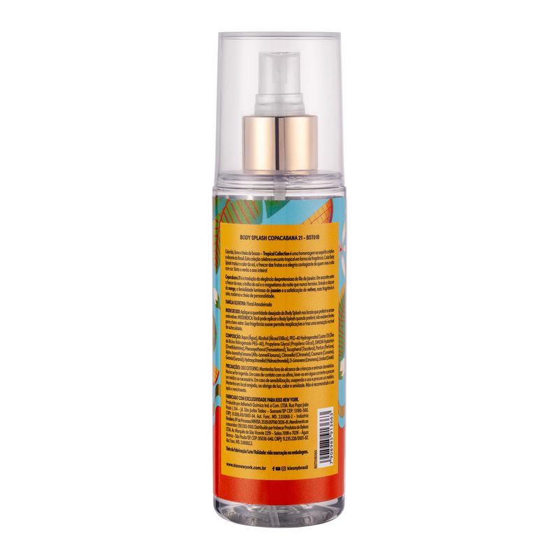 BODY SPLAS KISS NY 200ML TROPICAL COPACABANA 21