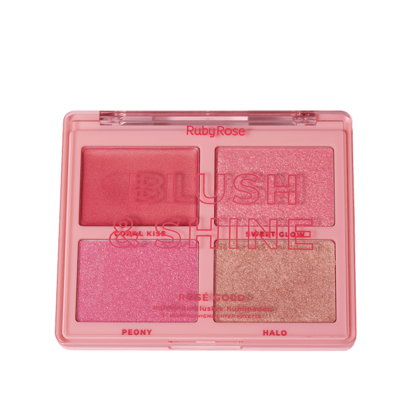 PALETA RUBY ROSE 19,4G BLUSH ILUMI BERRY BRONZE