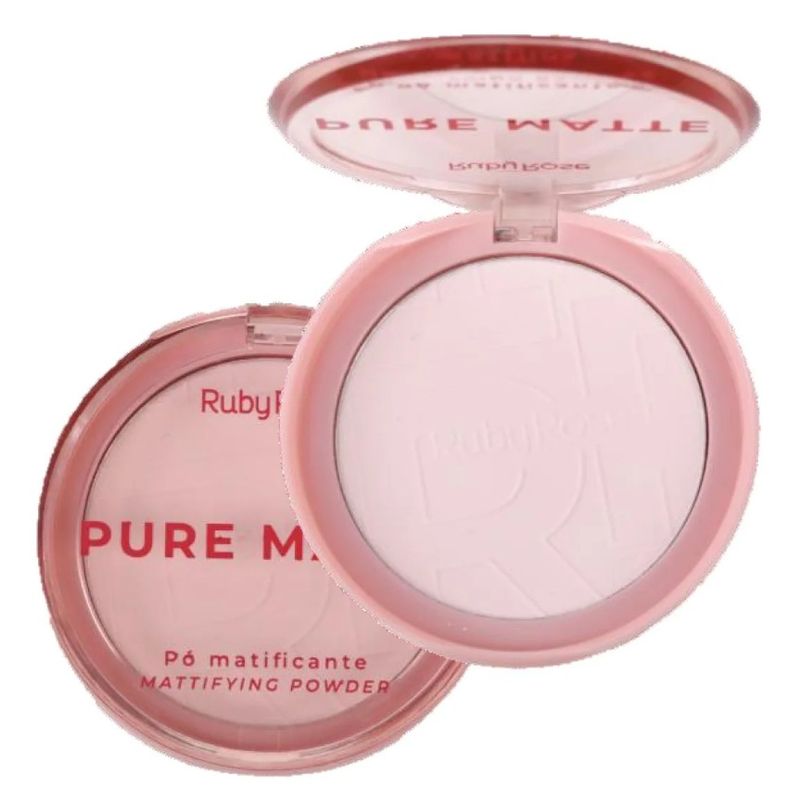 PO FACIAL RUBY ROSE 6,5G RADIANT COMPACTO MATIFIC