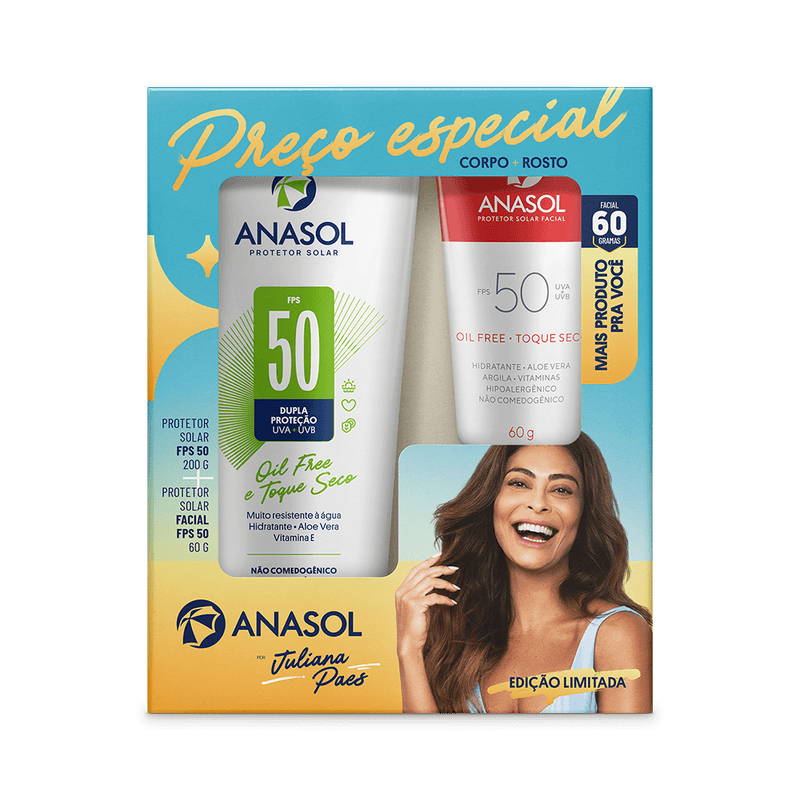 KIT ANASOL PROT SOLAR 260G JU PA. FPS50.200G+FAC60