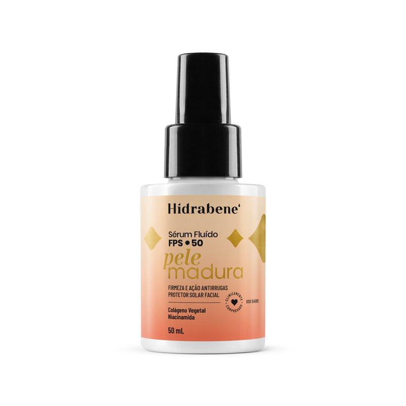 SERUM FAC HIDRABENE 50ML FPS 50 PELE MADURA