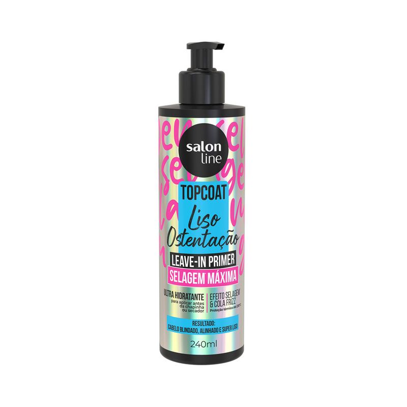 LEAVE IN SALON LINE 240ML TOP COAT LISO OSTENTACAO