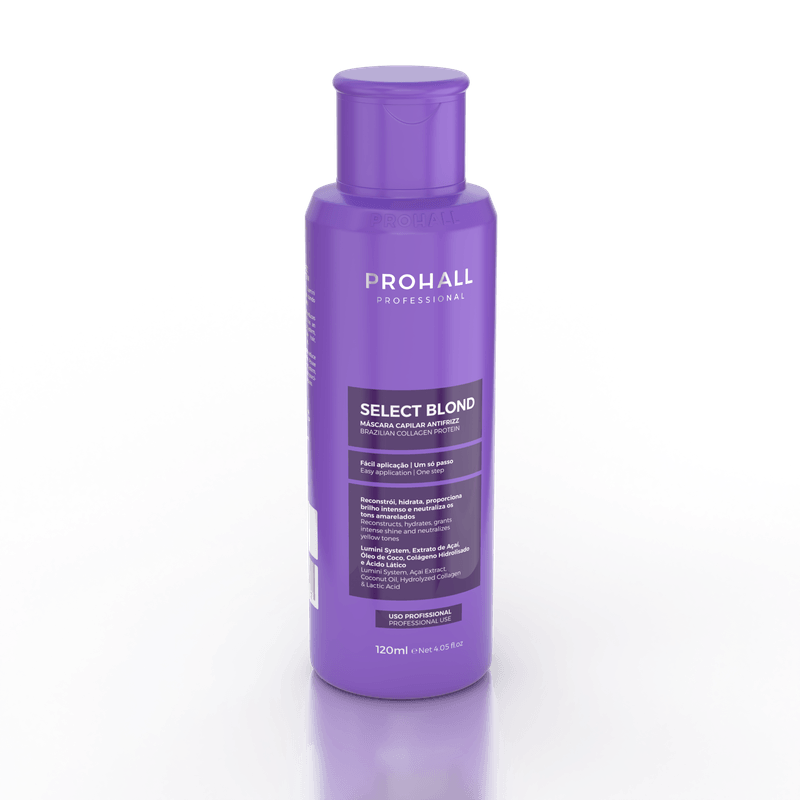 MASC CAP PROHALL 120ML SELECT BLOND ANTIFRIZZ