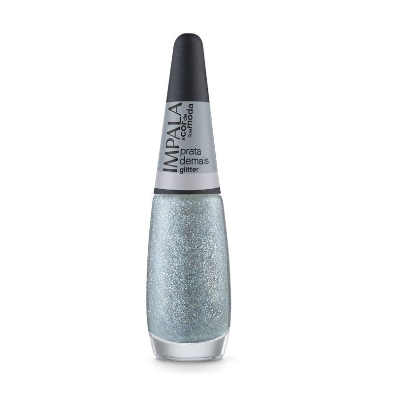 ESM IMPALA 7,5ML A COR DA MODA GLIT.PRATA DEMAIS