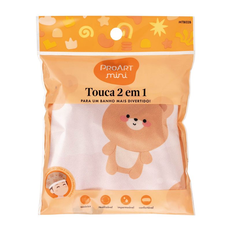 TOUCA PROART 2 EM 1 BANHO URSO