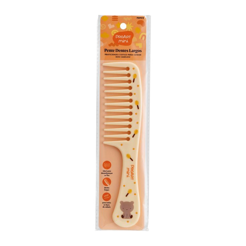 PENTE PROART MINI DENTES LARGOS URSO