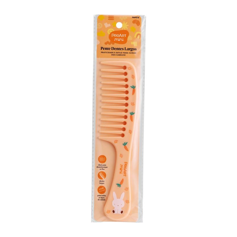 PENTE PROART MINI DENTES LARGOS COELHO