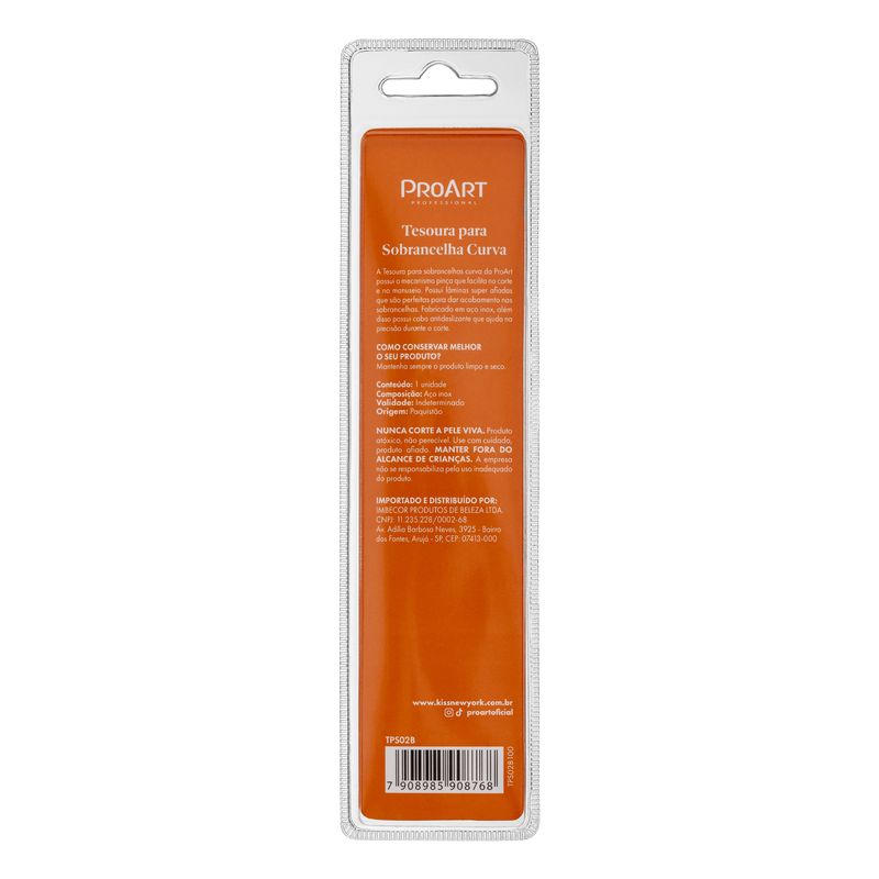 TESOURA PROART FAC.P/SOBRANC.CURVA