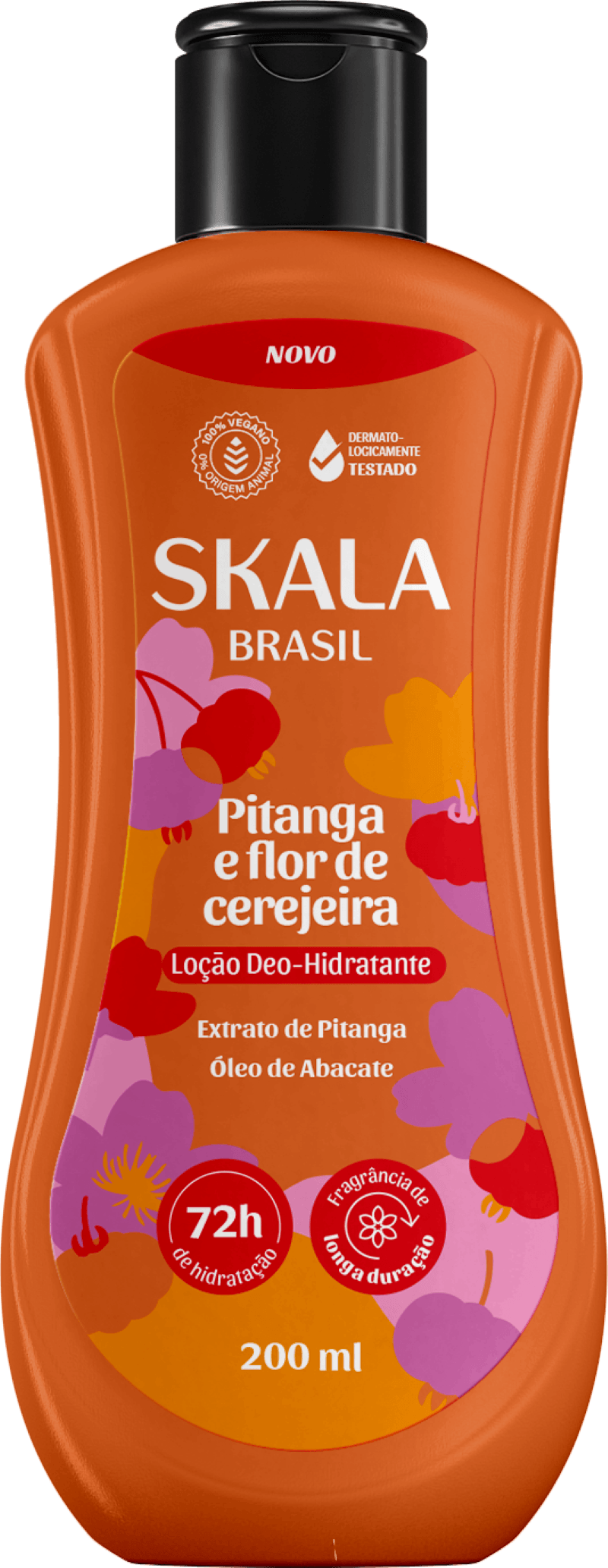 LOCAO CORP SKALA 200ML PITANGA E FLOR CEREJEIRA
