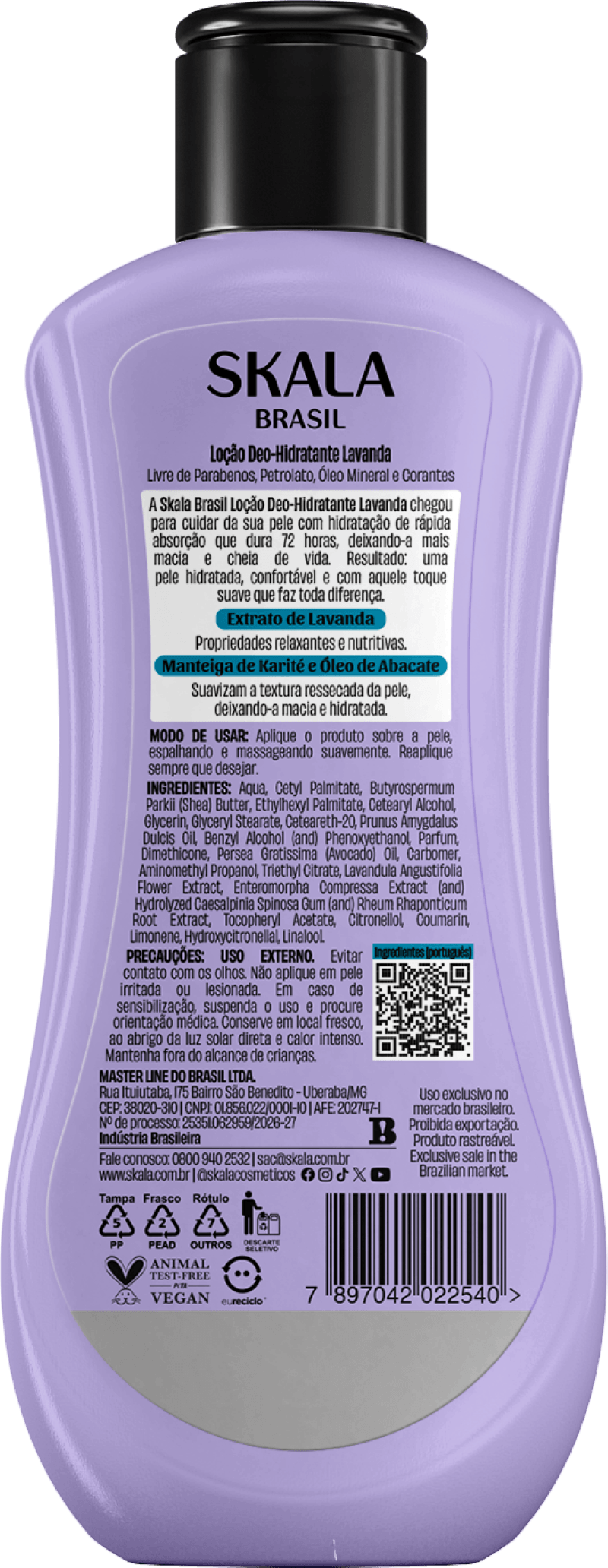 LOCAO CORP SKALA 200ML LAVANDA