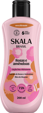 LOCAO CORP SKALA 200ML ROSAS E AMENDOAS