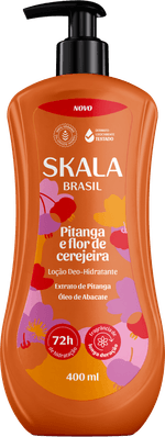 LOCAO CORP SKALA 400ML PITANGA E FLOR CEREJEIRA