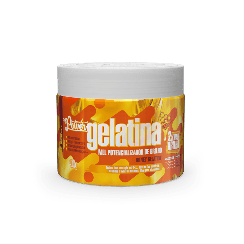 GELATINA SOUL POWER 400G MEL POTENC.BRILHO
