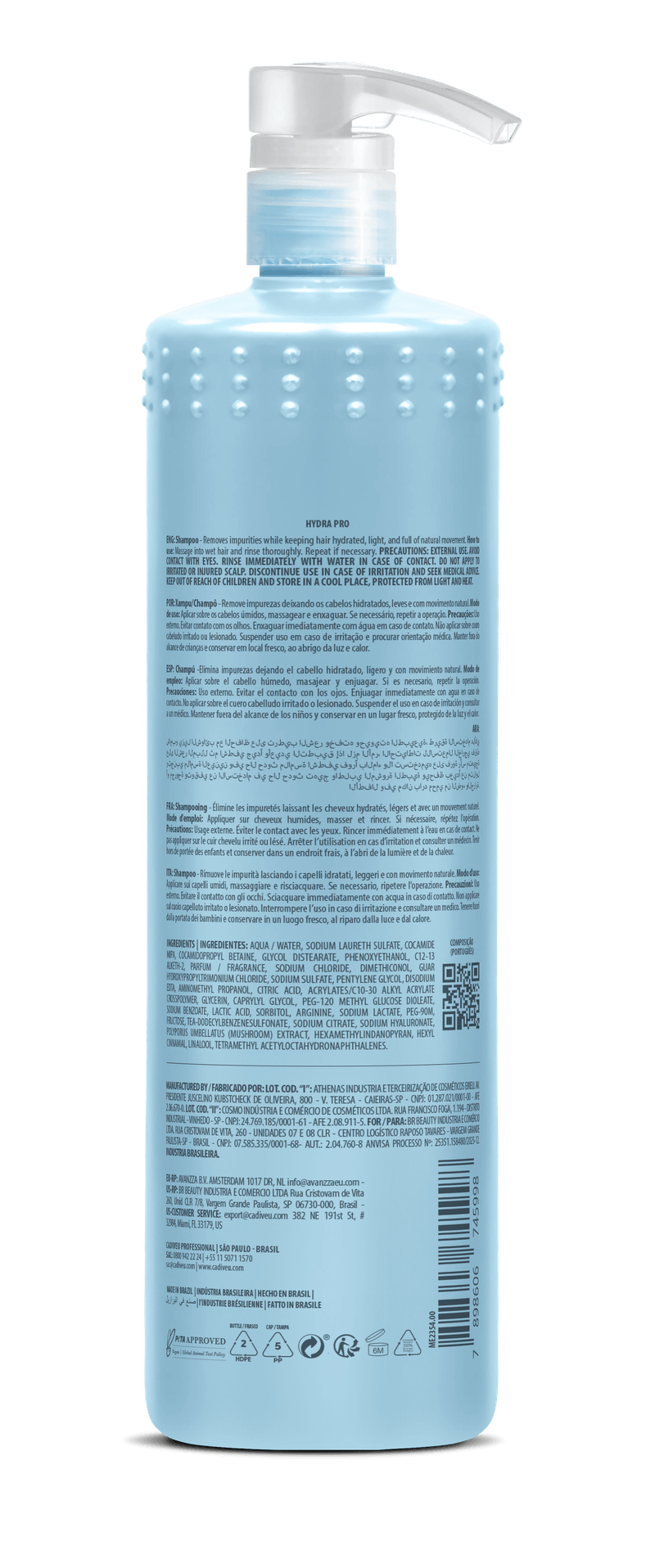 SH CADIVEU 980ML HYDRA PRO