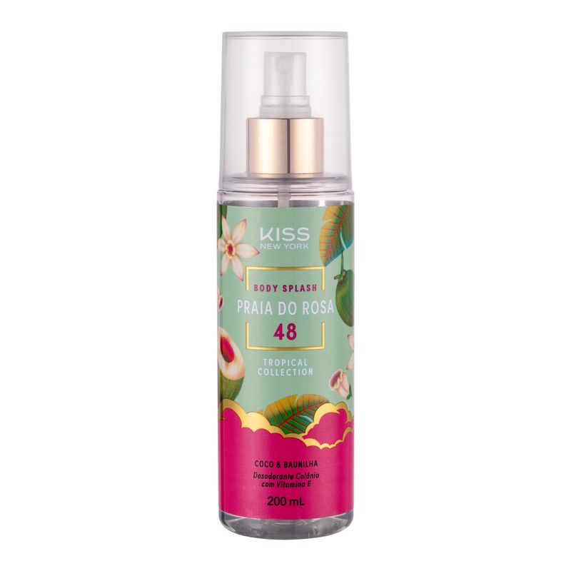 BODY SPLAS KISS NY 200ML TROPICAL PRAIA DO ROSA 48