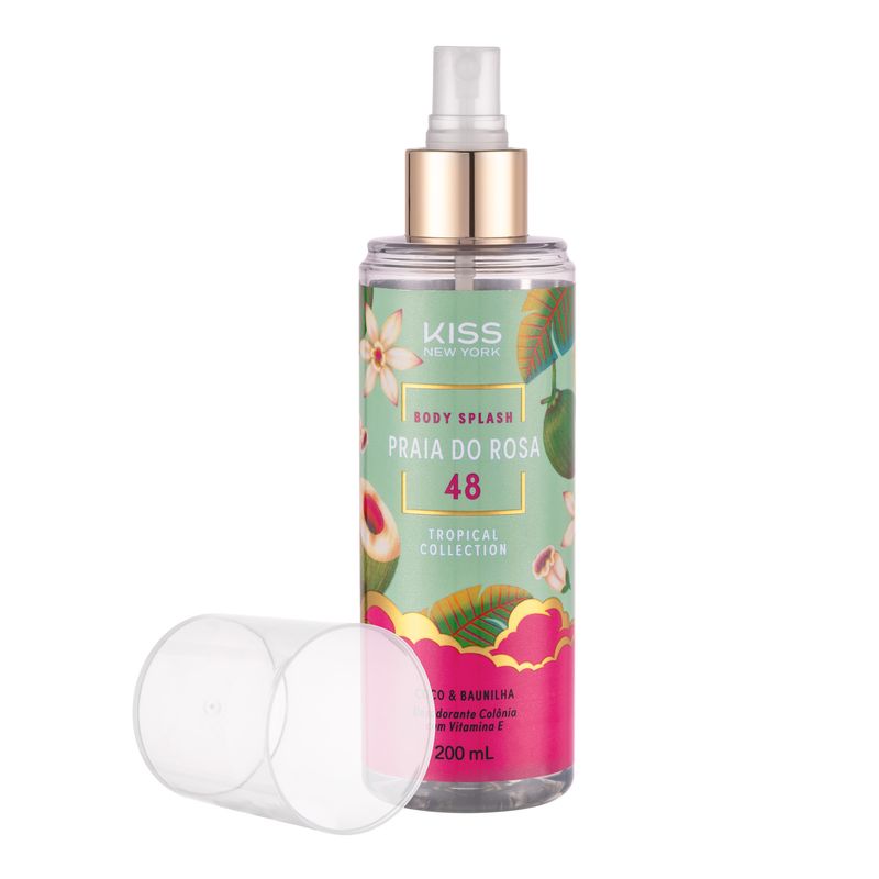BODY SPLAS KISS NY 200ML TROPICAL PRAIA DO ROSA 48