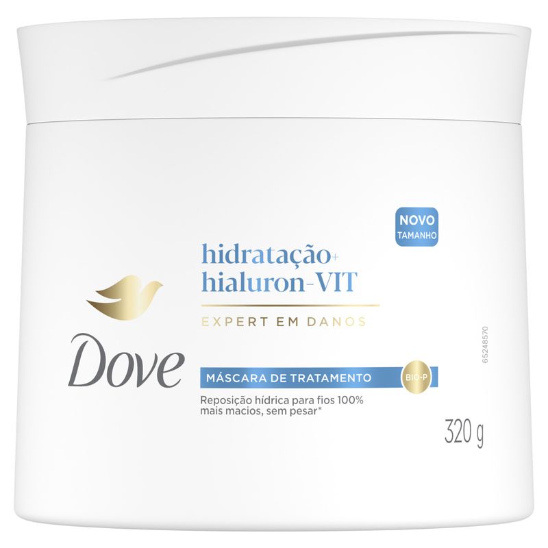MASC TRAT DOVE 320G HIDRAT. HIALURON VIT