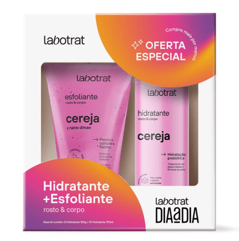 KIT LABOTRAT HID+ESFOL 120ML DIA A DIA CEREJA