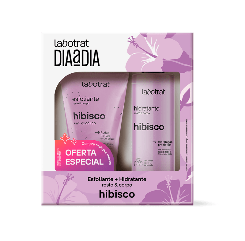 KIT LABOTRAT HID+ESFOL 340G DIA A DIA HIBISCO