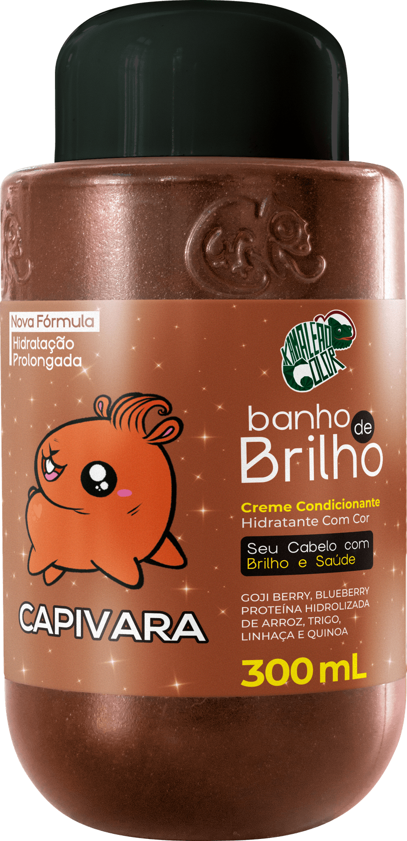 MASC CAP KAMALEAO 300ML BANHO B.CAPIVARA