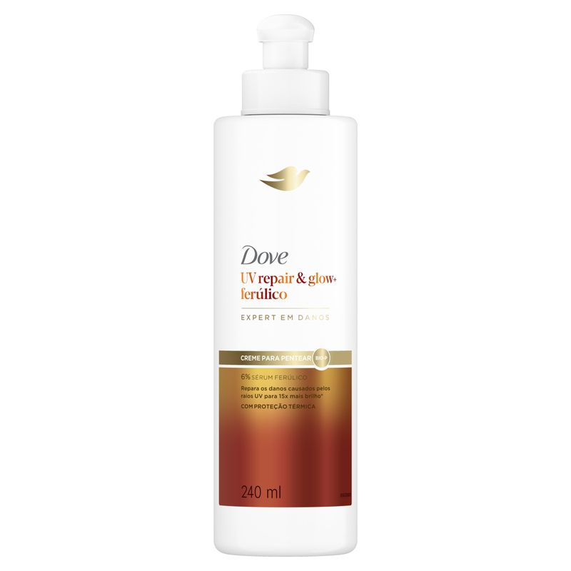 CR PENT DOVE 240ML UV REPAIR + GLOW FERULICO