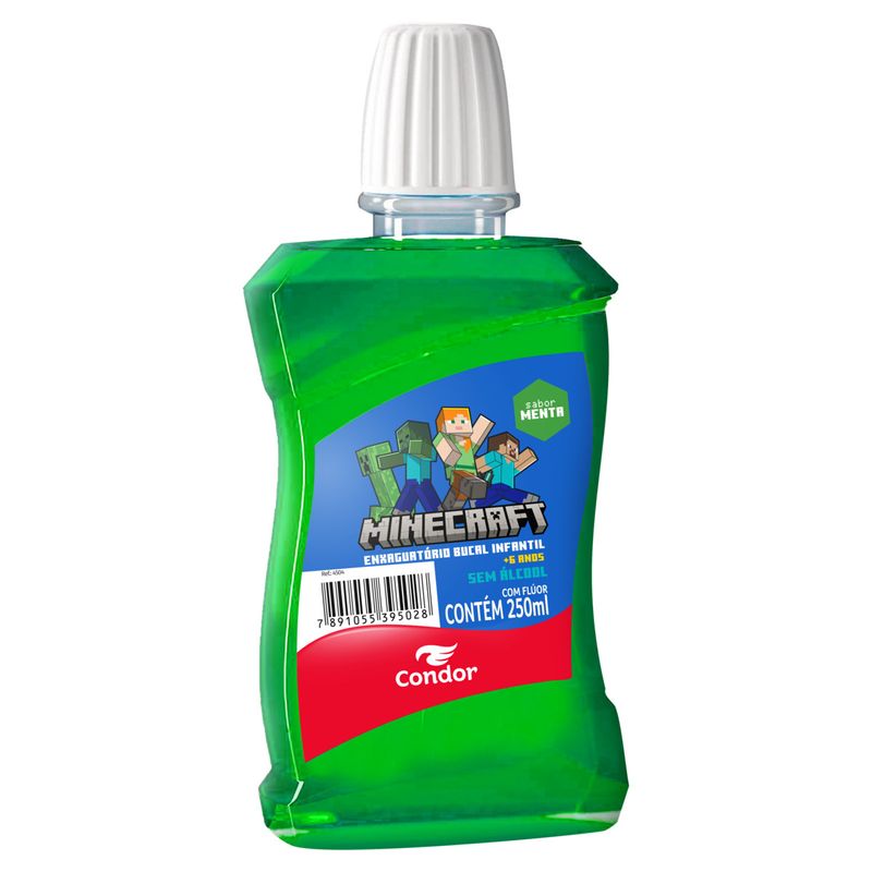 ENX BUCAL CONDOR 250ML INFANTIL MENTA MINECRAFT