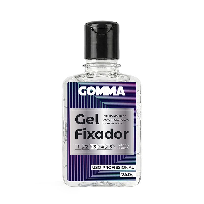 GEL FIX GOMMA 240G CRISTAL FATOR 3