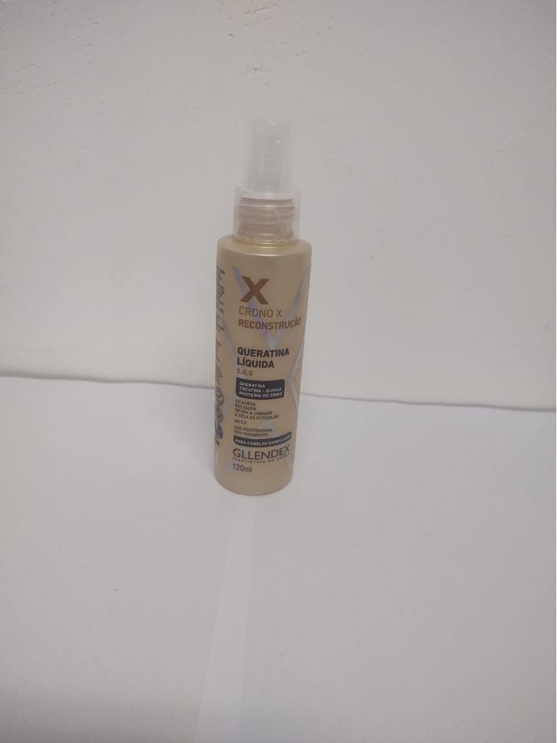 QUERATINA GLLENDEX 120ML CRONO X RECONSTRUCAO