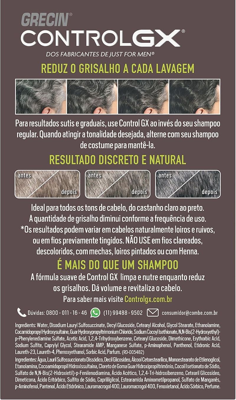 SH GRECIN 118ML REDUTOR DE GRISALHOS