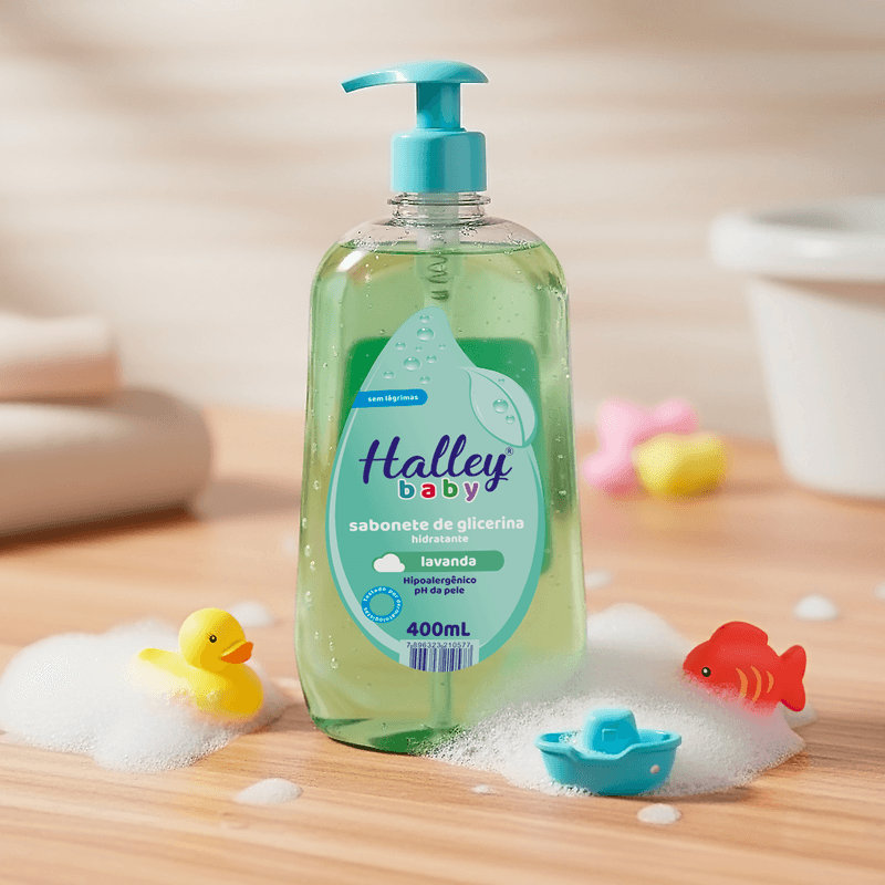 SAB LIQ HALLEY 400ML BABY LAVANDA