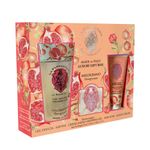 KIT LA FLORENT SAB+CR+GEL 381ML MELOGRANO