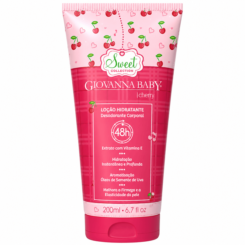 HIDRATANTE GIOVANNA B 200ML CHERRY