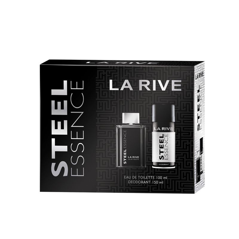 KIT LA RIVE PERF+DES 250ML STEEL ESSENCE