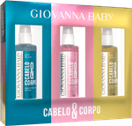 KIT GIOVANNA B BODY SPLAS 300ML MINI TURQ/ROSE/GOL